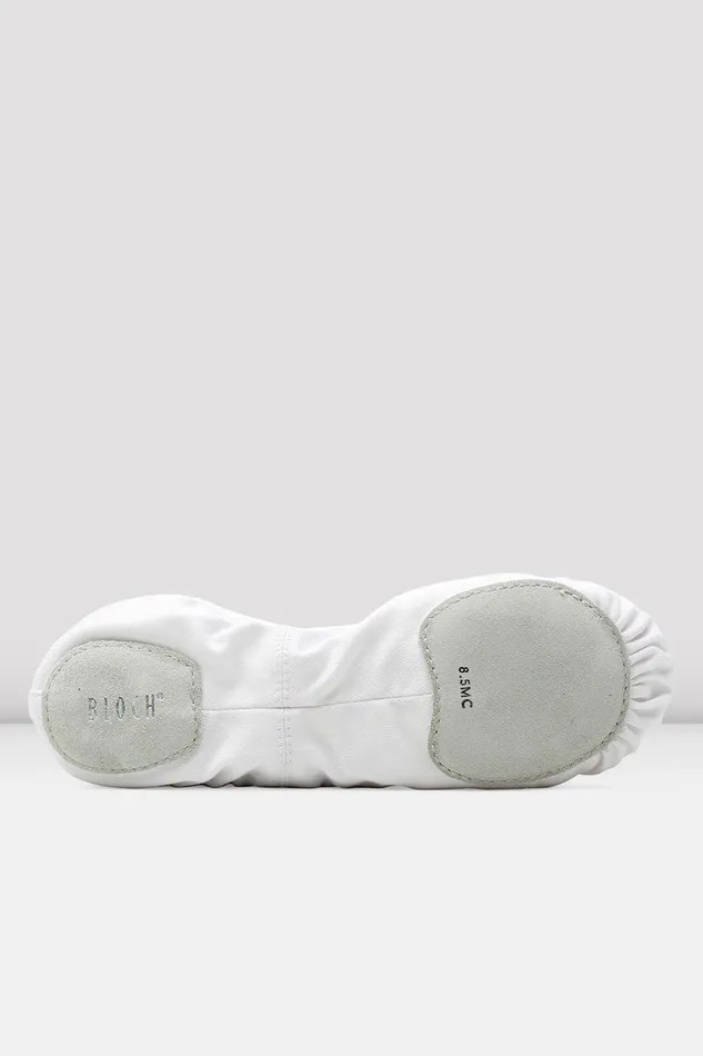 Bloch Ballet Adults Mens Performa Stretch Canvas Ballet Shoes White Canvas