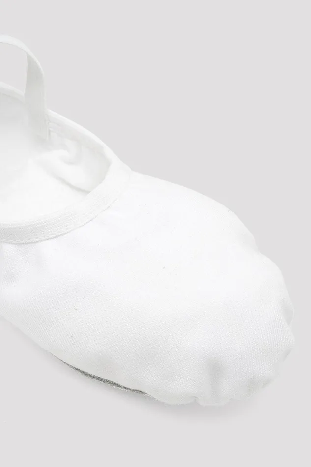 Bloch Ballet Adults Mens Performa Stretch Canvas Ballet Shoes White Canvas