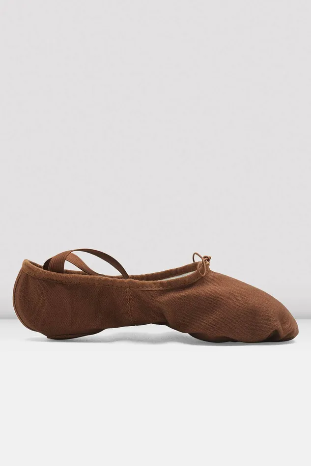 Bloch Ballet Adults Mens Pump Canvas Ballet Shoes Cocoa Canvas