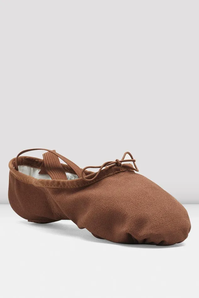 Bloch Ballet Adults Mens Pump Canvas Ballet Shoes Cocoa Canvas