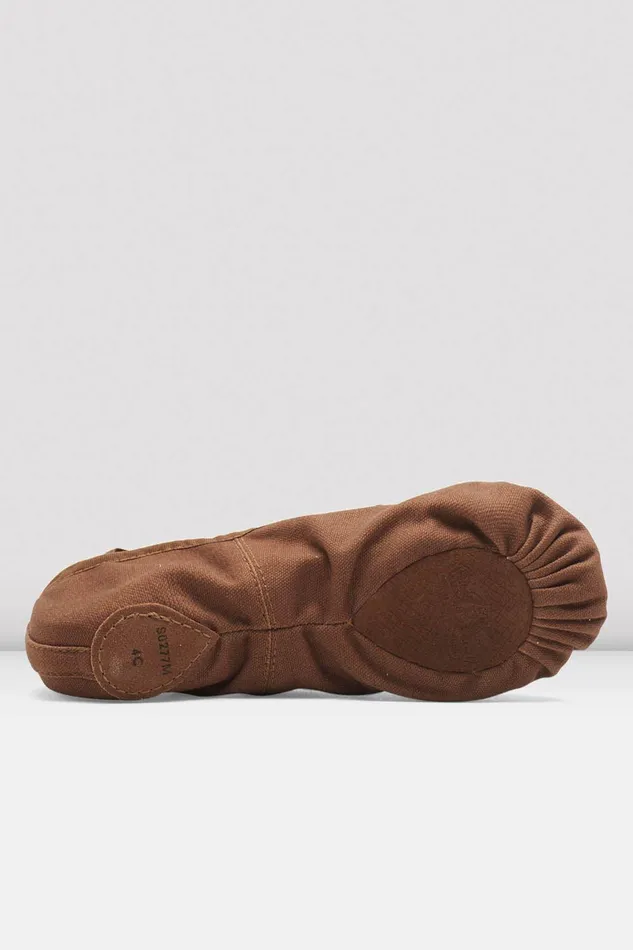 Bloch Ballet Adults Mens Pump Canvas Ballet Shoes Cocoa Canvas