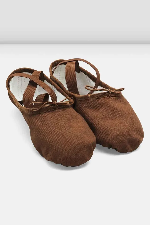 Bloch Ballet Adults Mens Pump Canvas Ballet Shoes Cocoa Canvas