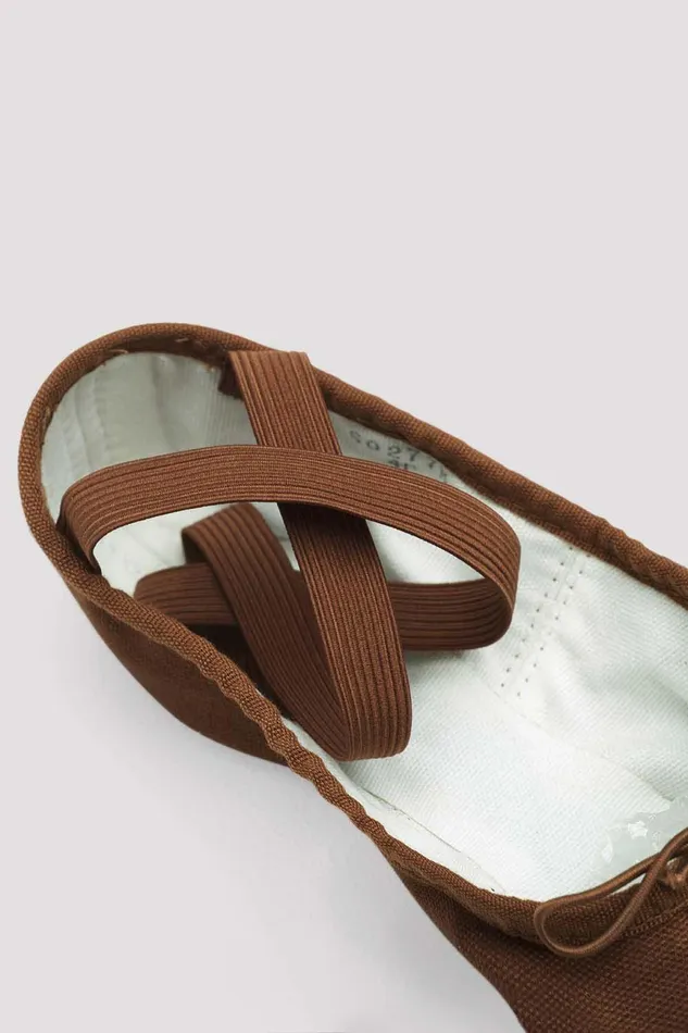 Bloch Ballet Adults Mens Pump Canvas Ballet Shoes Cocoa Canvas