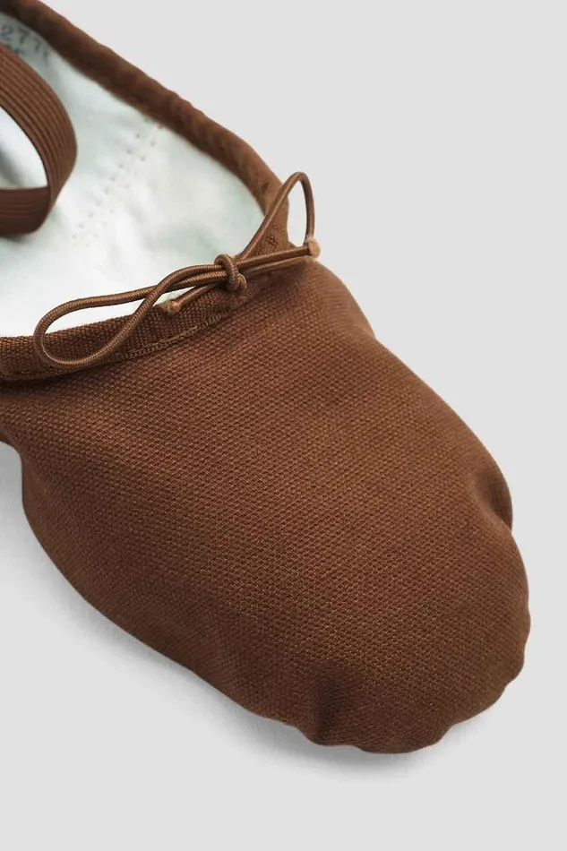 Bloch Ballet Adults Mens Pump Canvas Ballet Shoes Cocoa Canvas
