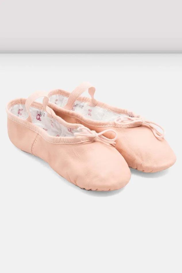 Bloch Ballet Children Childrens Bunnyhop Leather Ballet Shoes Pink Leather