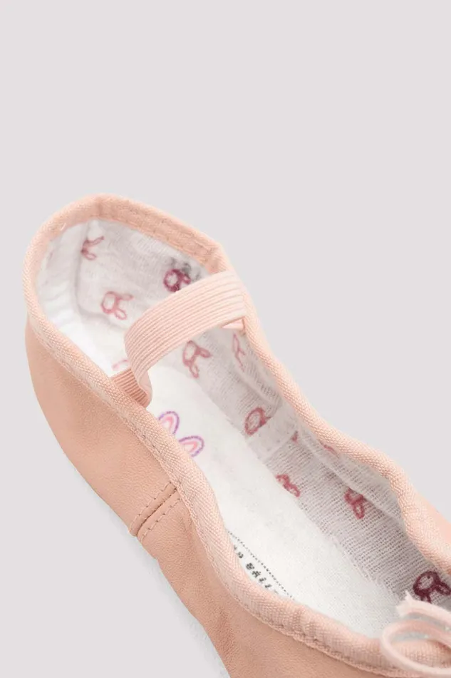 Bloch Ballet Children Childrens Bunnyhop Leather Ballet Shoes Pink Leather