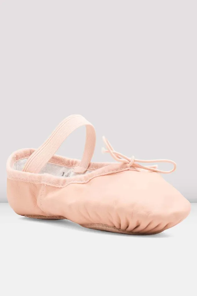 Bloch Ballet Children Childrens Dansoft Leather Ballet Shoes Pink Leather