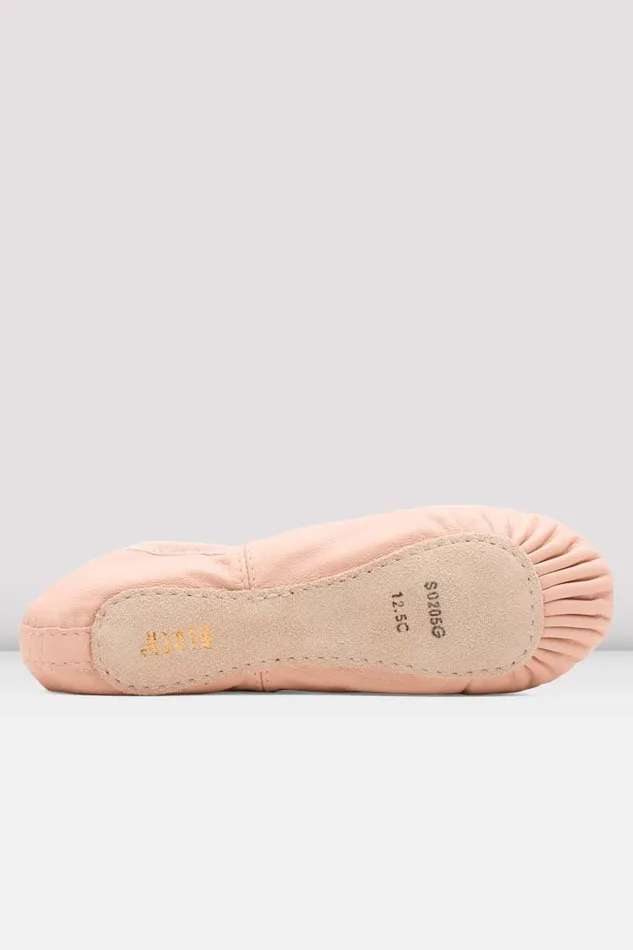 Bloch Ballet Children Childrens Dansoft Leather Ballet Shoes Pink Leather