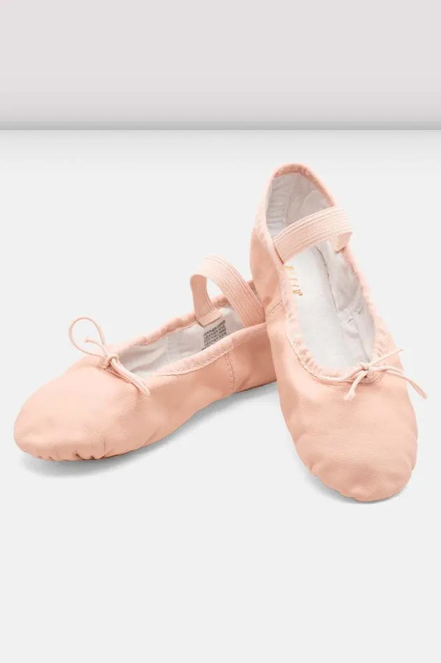 Bloch Ballet Children Childrens Dansoft Leather Ballet Shoes Pink Leather