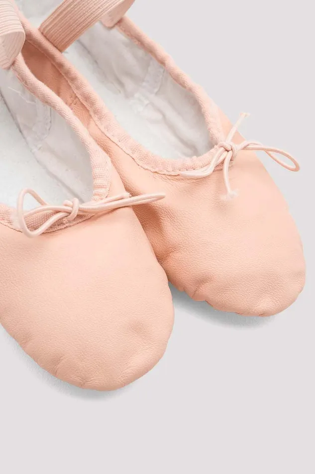 Bloch Ballet Children Childrens Dansoft Leather Ballet Shoes Pink Leather