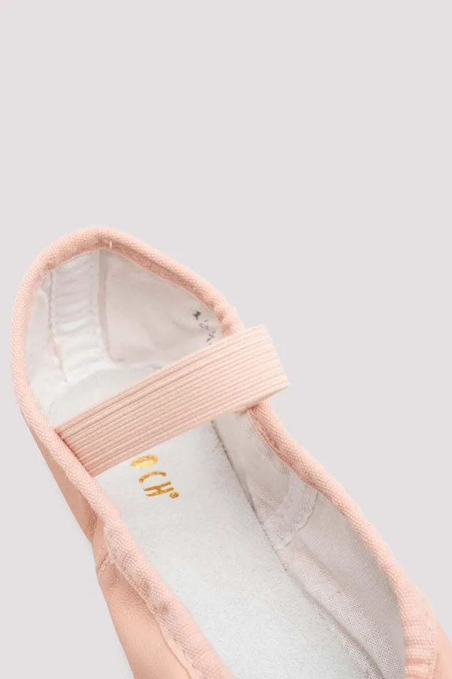 Bloch Ballet Children Childrens Dansoft Leather Ballet Shoes Pink Leather
