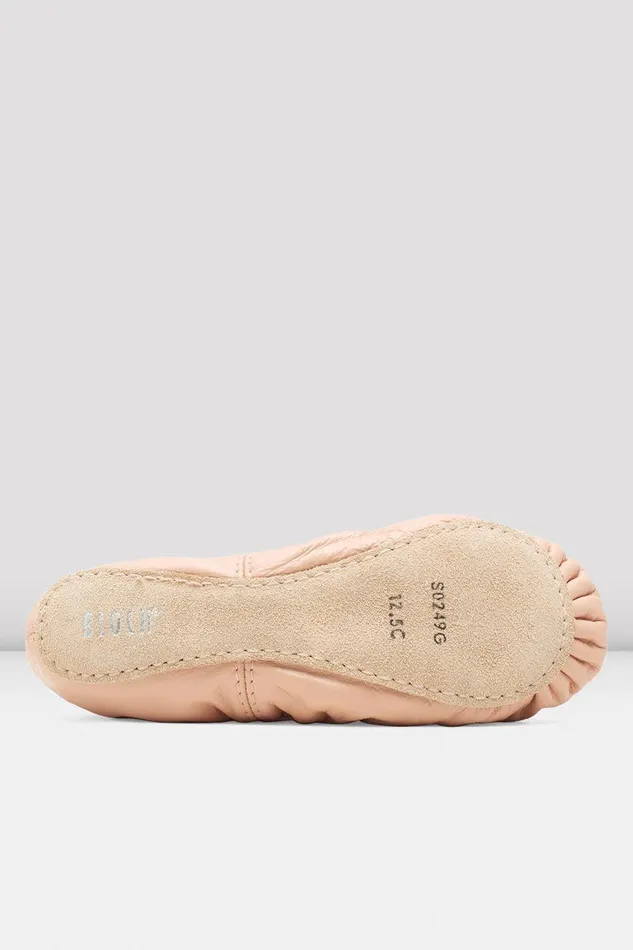 Bloch Ballet Children Childrens Giselle Leather Ballet Shoes Pink Leather