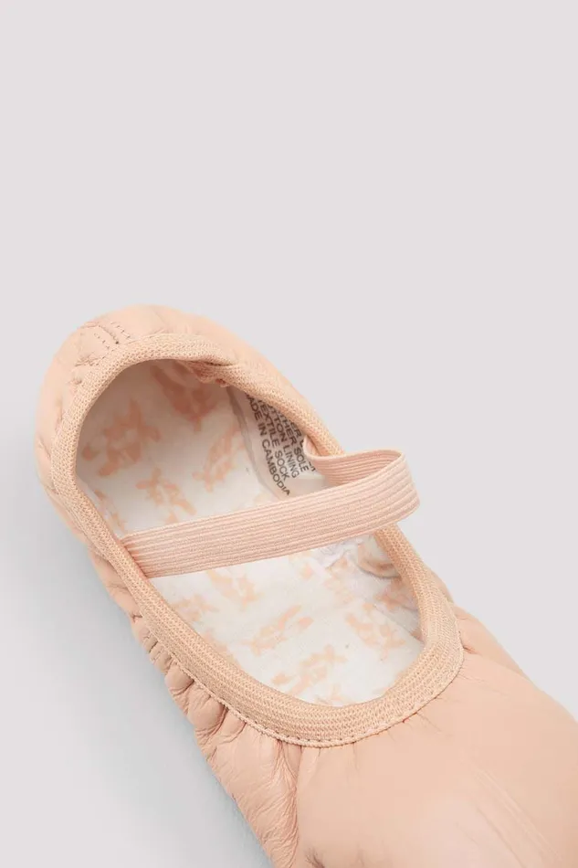 Bloch Ballet Children Childrens Giselle Leather Ballet Shoes Pink Leather