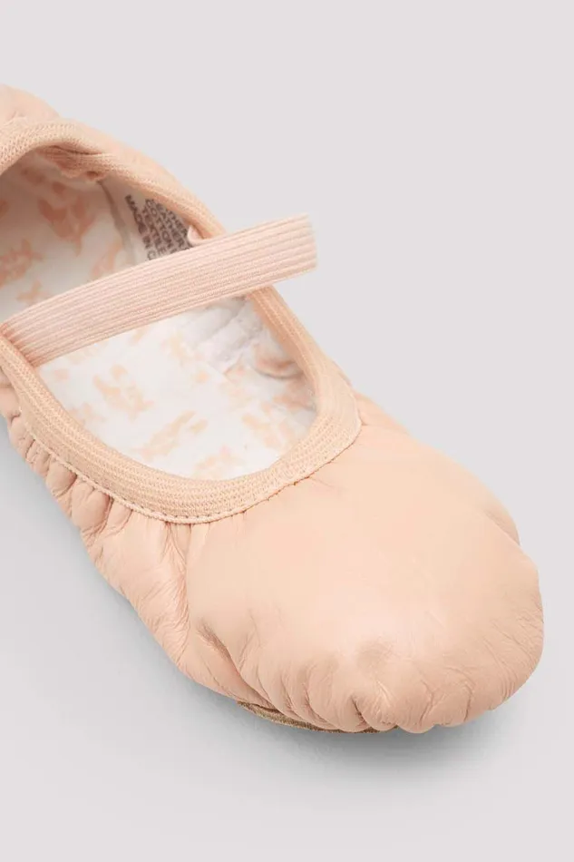 Bloch Ballet Children Childrens Giselle Leather Ballet Shoes Pink Leather