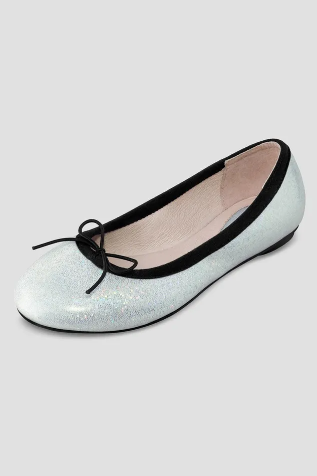 Bloch Ballet Flats Children Girls Elara Ballet Flats Iridescent Green
