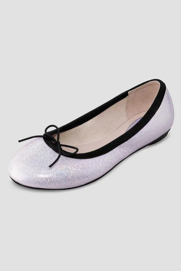 Bloch Ballet Flats Children Girls Elara Ballet Flats Iridescent Purple