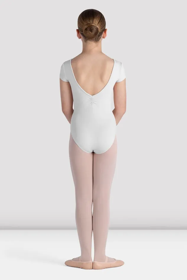 Bloch Basics Children Girls Piper Cap Sleeve Leotard White