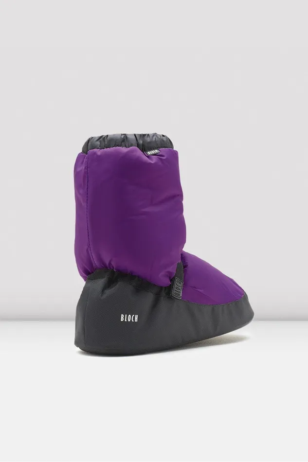 Bloch Booties Adults Adult Warm Up Booties Purple Nylon