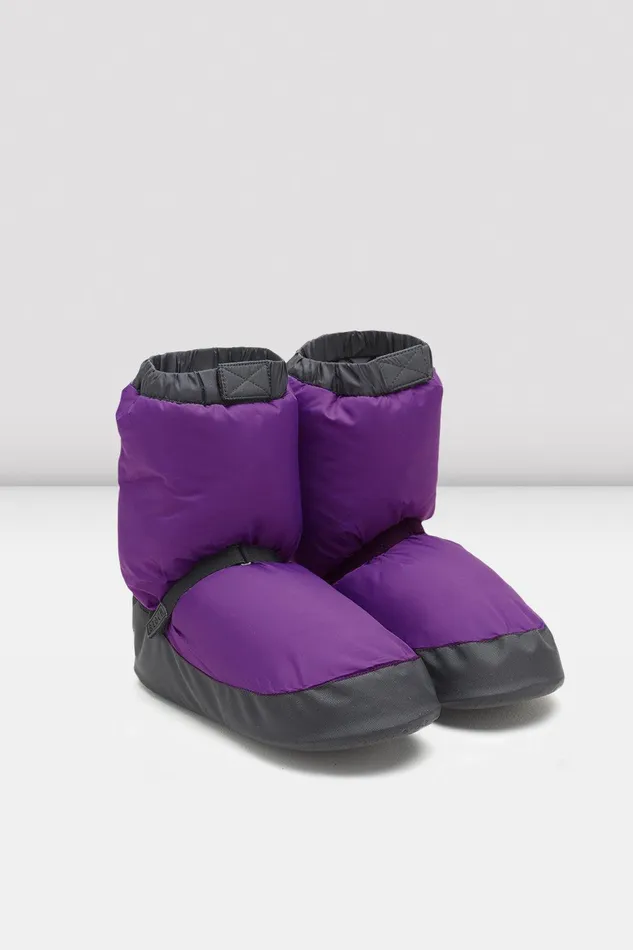 Bloch Booties Adults Adult Warm Up Booties Purple Nylon
