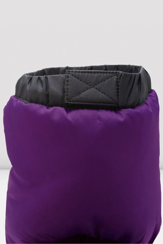 Bloch Booties Adults Adult Warm Up Booties Purple Nylon
