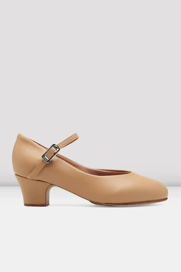 Bloch Character Adults Ladies BroadwayLo Character Shoes Tan Synthetic Leather