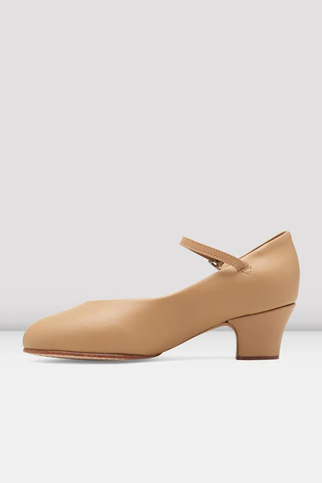 Bloch Character Adults Ladies BroadwayLo Character Shoes Tan Synthetic Leather