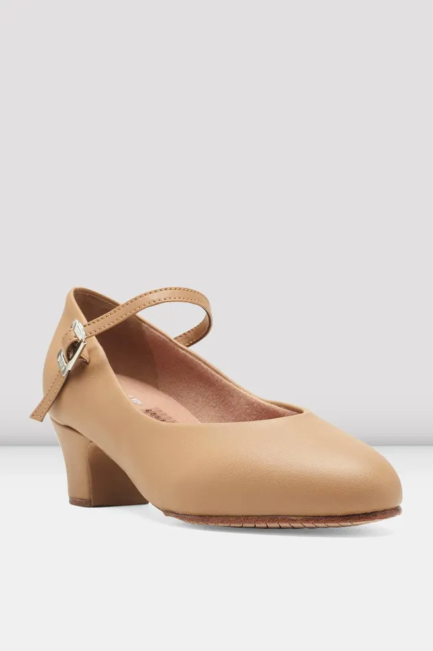 Bloch Character Adults Ladies BroadwayLo Character Shoes Tan Synthetic Leather
