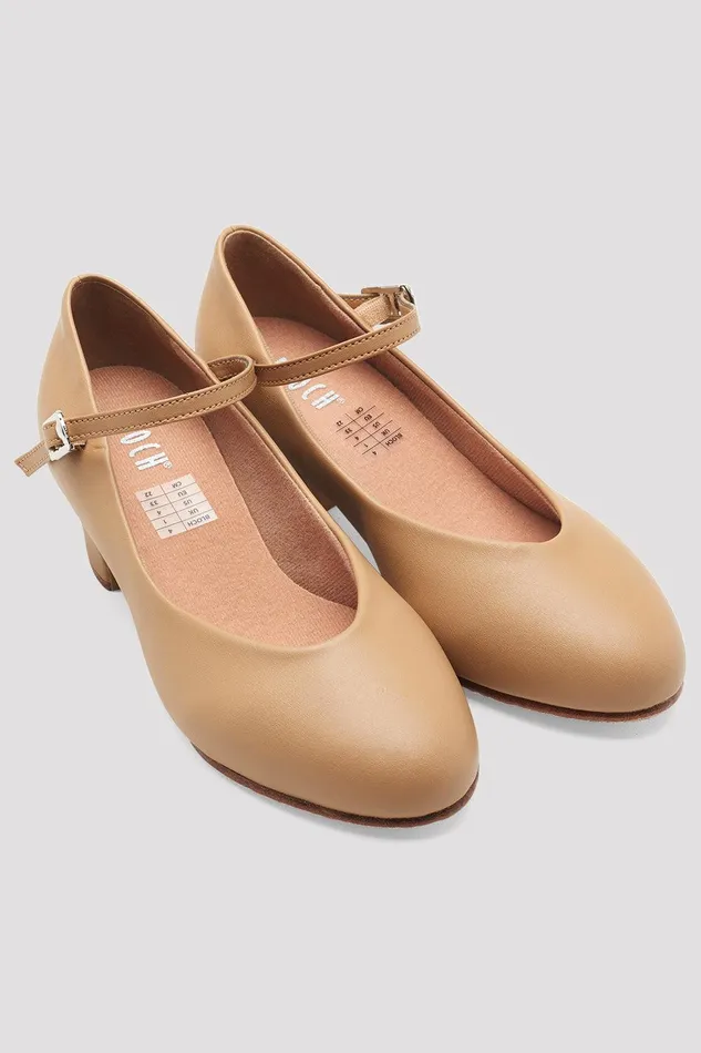Bloch Character Adults Ladies BroadwayLo Character Shoes Tan Synthetic Leather