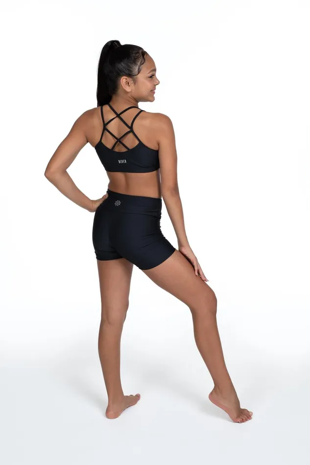 Bloch Crop Tops Children Bloch X Flo Active Remi XBack Bra Top Black Bloch Crop Tops Children Bloch X Flo Active Remi XBack Bra Top Black
