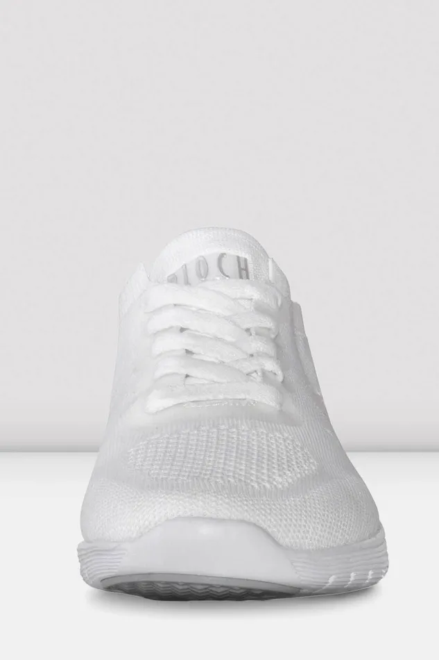 Bloch Dance Sneakers Adults Adult Omnia Lightweight Knited Sneakers White Knit