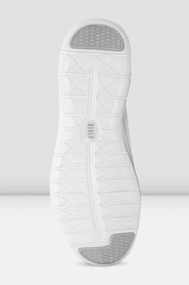 Bloch Dance Sneakers Adults Adult Omnia Lightweight Knited Sneakers White Knit