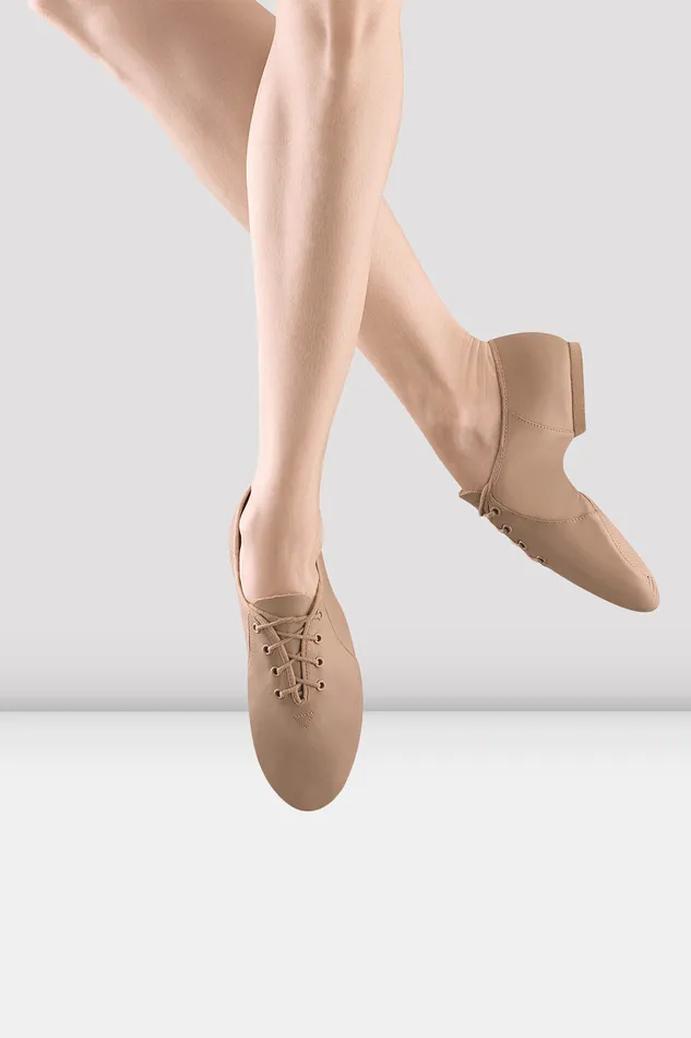 Bloch Jazz Adults Ladies Jazzsoft Leather Jazz Shoes Tan Leather