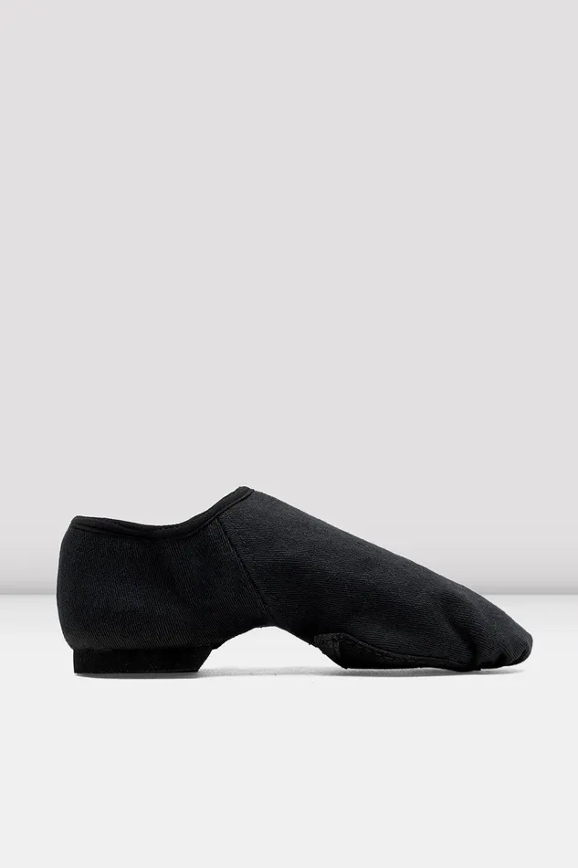 Bloch Jazz Children Childrens Phantom Canvas Jazz Shoes Black Canvas