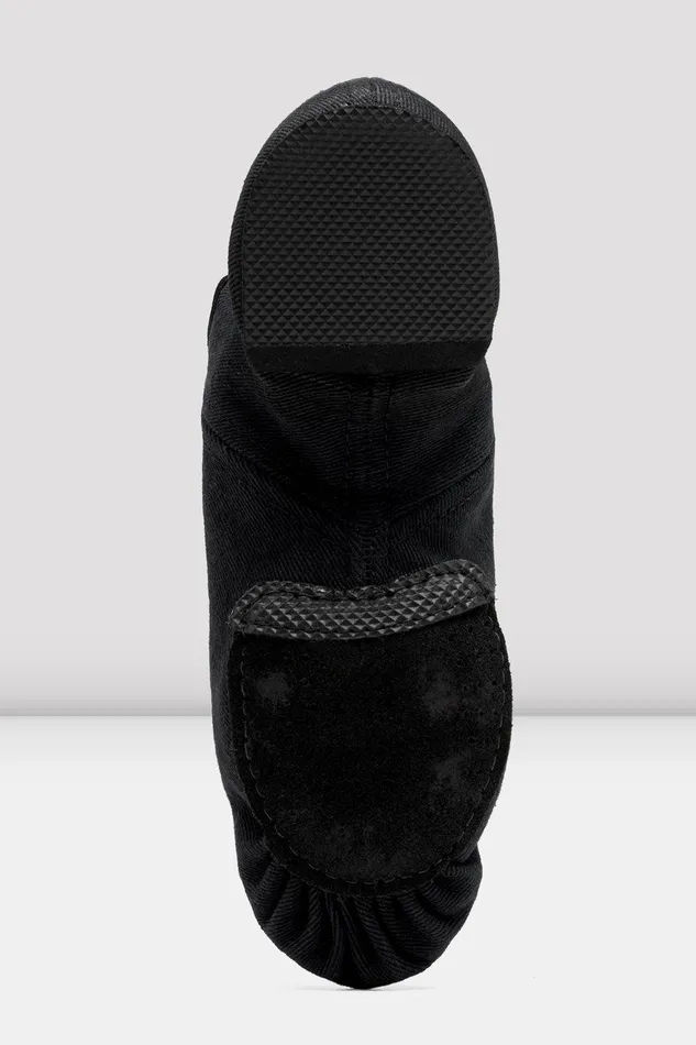 Bloch Jazz Children Childrens Phantom Canvas Jazz Shoes Black Canvas