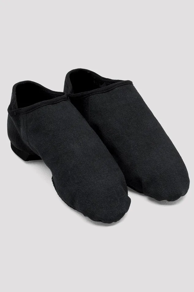 Bloch Jazz Children Childrens Phantom Canvas Jazz Shoes Black Canvas