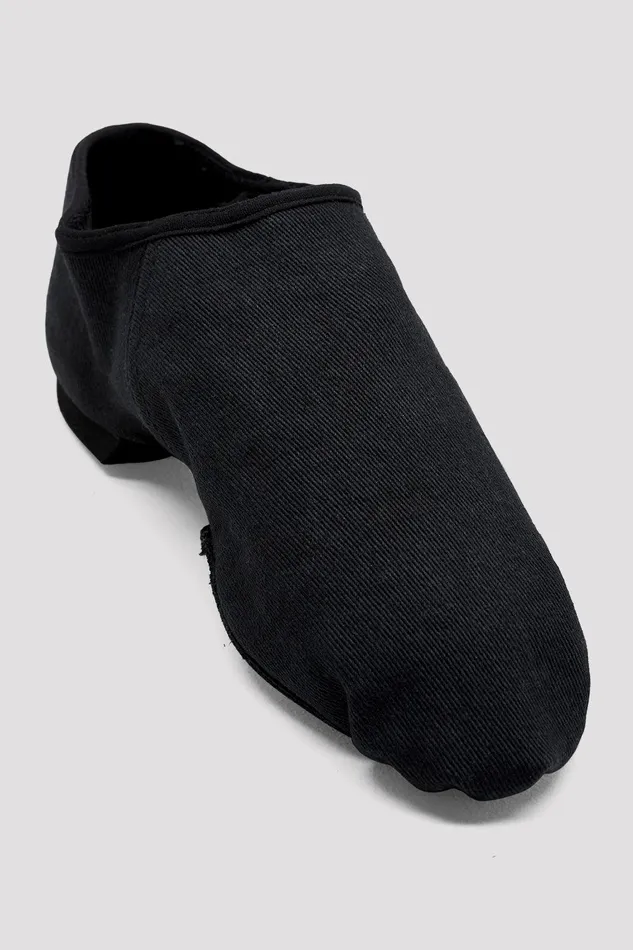 Bloch Jazz Children Childrens Phantom Canvas Jazz Shoes Black Canvas