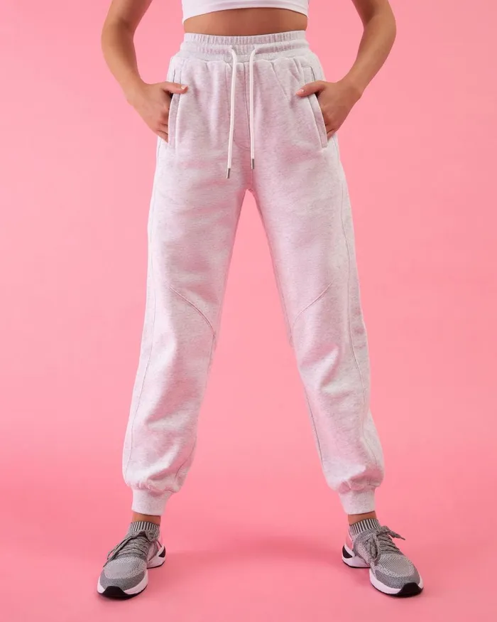 Bloch Joggers Adults Bloch Play Terry Seam Pant Snow