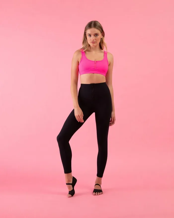 Bloch Leggings Adults Bloch Play Zip 78 Legging Graphite