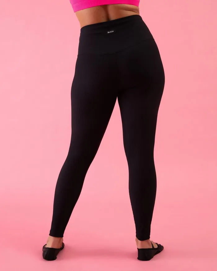 Bloch Leggings Adults Bloch Play Zip 78 Legging Graphite