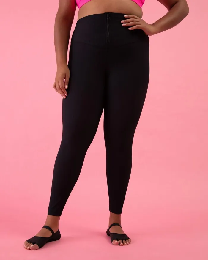 Bloch Leggings Adults Bloch Play Zip 78 Legging Graphite