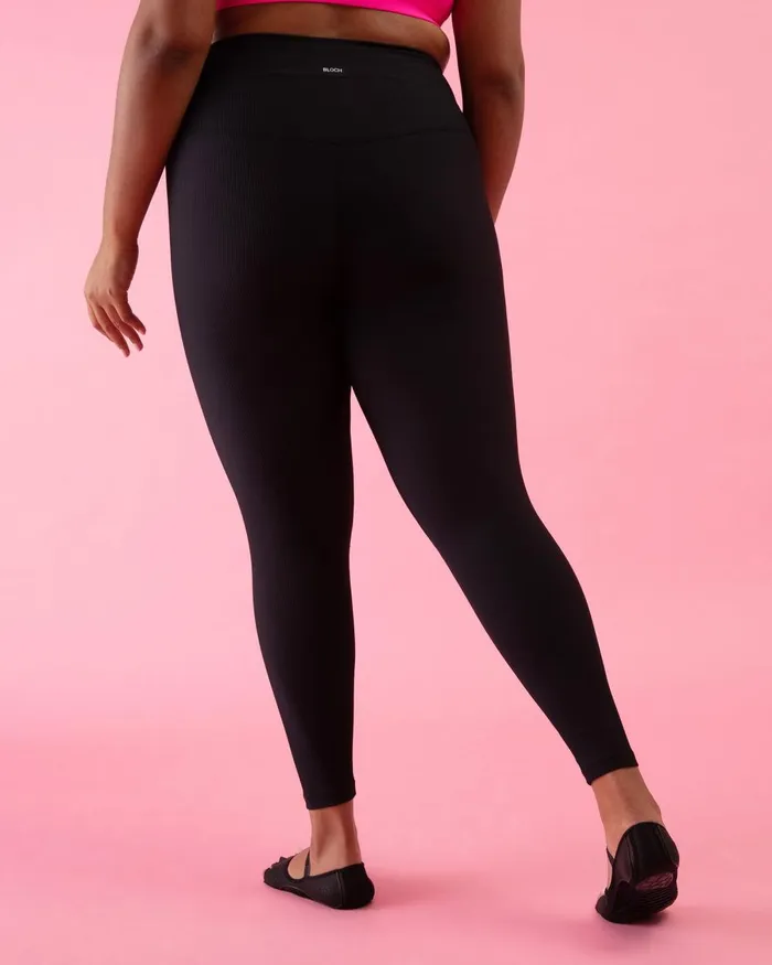 Bloch Leggings Adults Bloch Play Zip 78 Legging Graphite