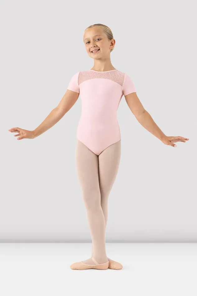 Bloch Leotards Children Girls Elsa Short Sleeve Leotard Candy Pink