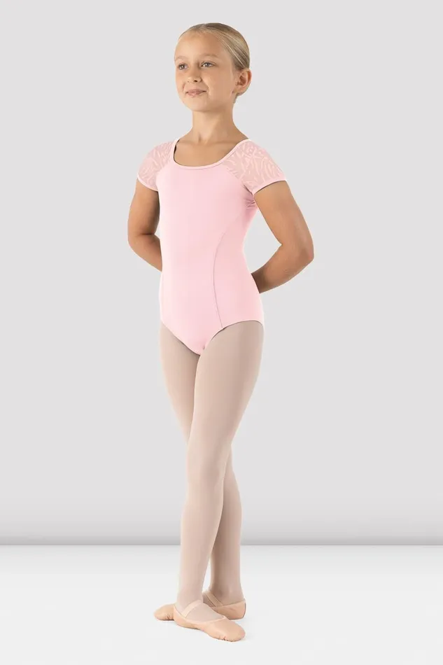 Bloch Leotards Children Girls Macy Cap Sleeve Leotard Candy Pink
