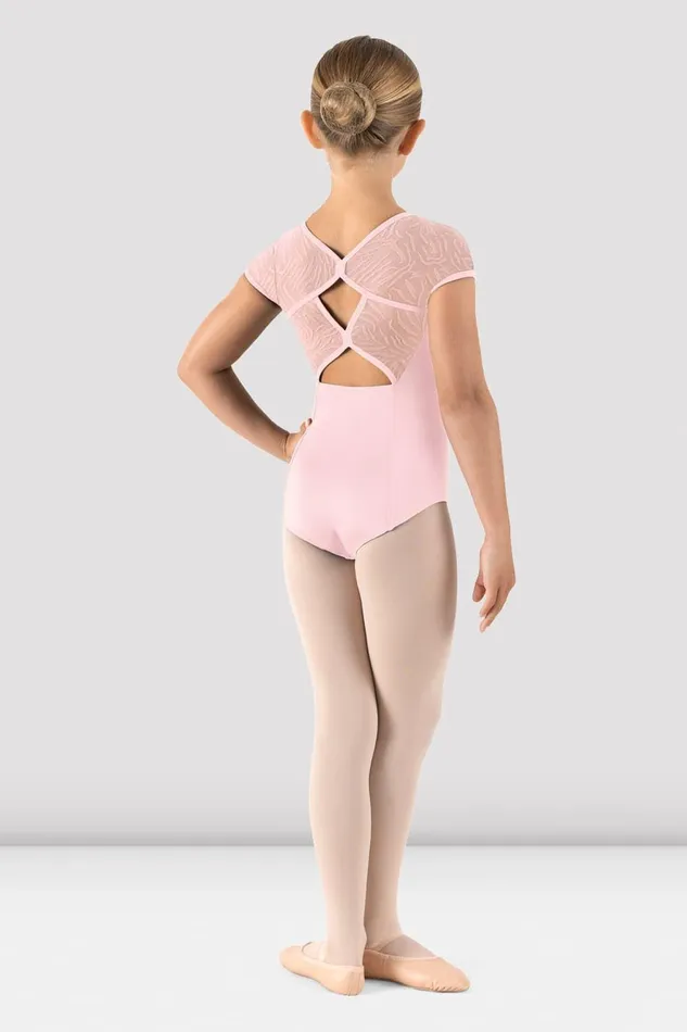 Bloch Leotards Children Girls Macy Cap Sleeve Leotard Candy Pink