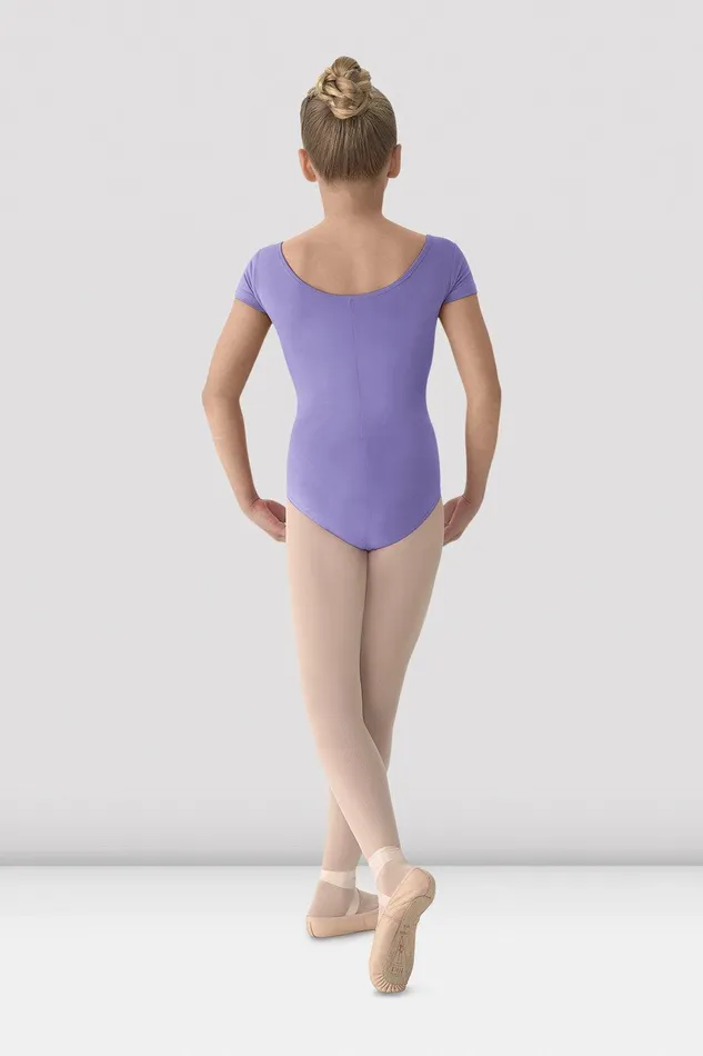 Bloch Leotards Children Girls Mirella Classic Short Sleeve Leotard Lilac Bloch Leotards Children Girls Mirella Classic Short Sleeve Leotard Lilac