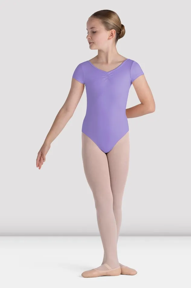 Bloch Leotards Children Girls Piper Cap Sleeve Leotard Lavender