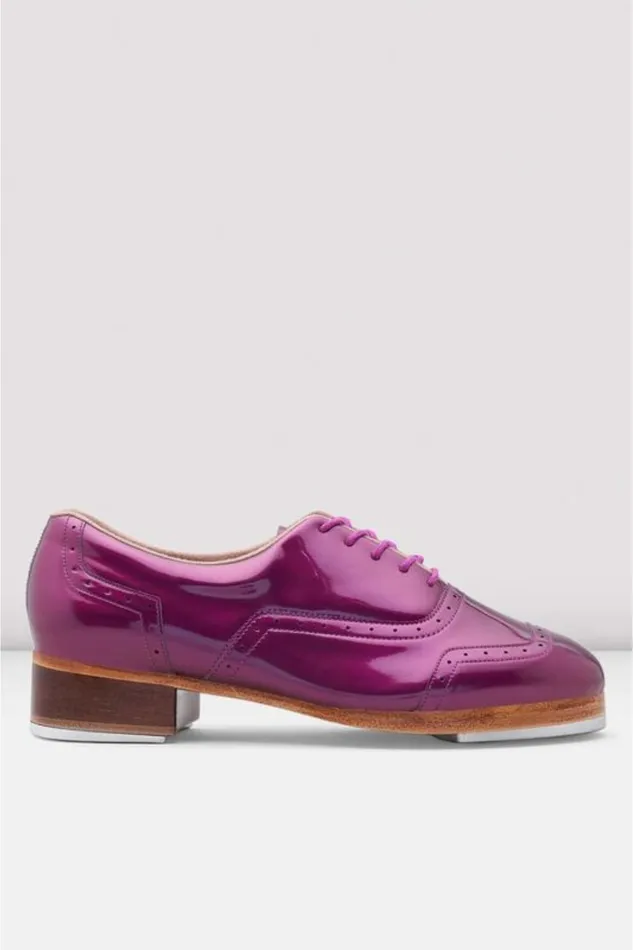 Bloch Mens Adults Mens Jason Samuels Smith Patent Tap Shoes Metallic Purple