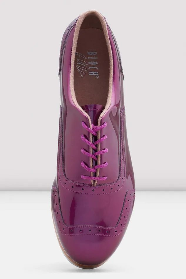 Bloch Mens Adults Mens Jason Samuels Smith Patent Tap Shoes Metallic Purple