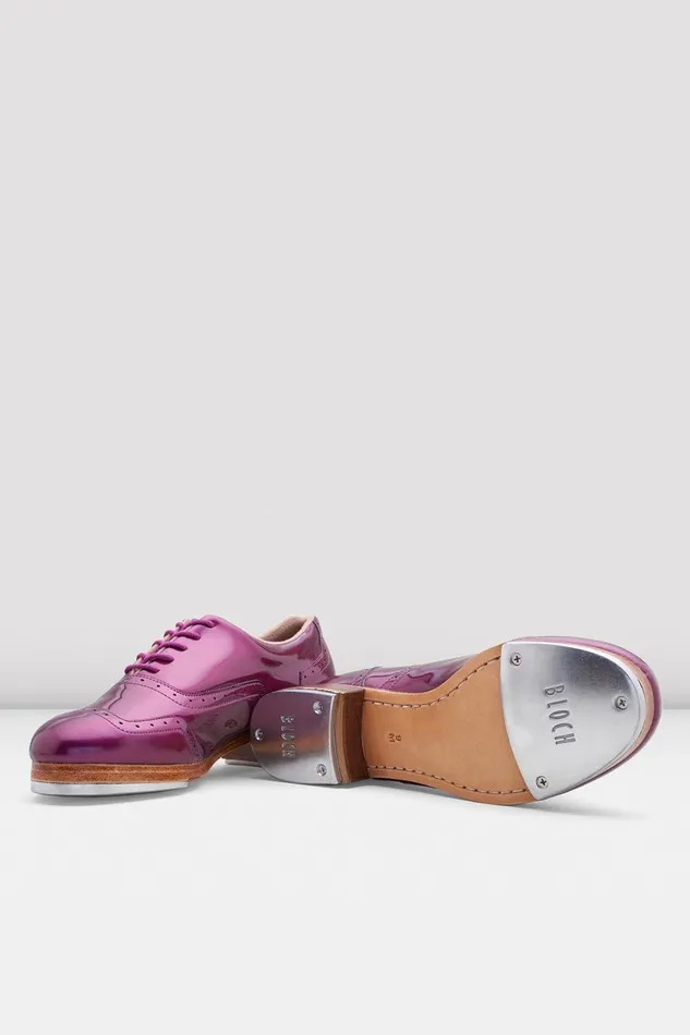 Bloch Mens Adults Mens Jason Samuels Smith Patent Tap Shoes Metallic Purple