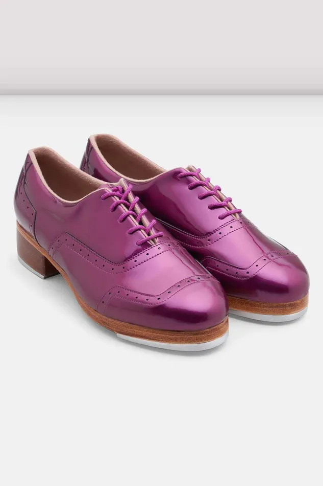 Bloch Mens Adults Mens Jason Samuels Smith Patent Tap Shoes Metallic Purple